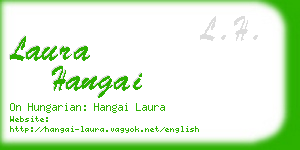 laura hangai business card